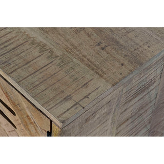 أثاث تلفزيون DKD ديكور منزلي خشب مانجو معدني بني (150 × 59 × 40 سم)