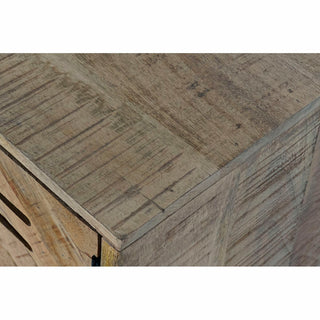 أثاث تلفزيون DKD ديكور منزلي خشب مانجو معدني بني (150 × 59 × 40 سم)