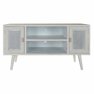 TV furniture DKD Home Decor White Wood MDF (110 x 61 x 41 cm)