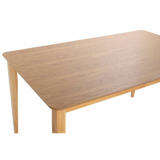 Mesa con 6 sillas DKD Decoración del hogar Oak marrón claro MDF Madera (1,4 x