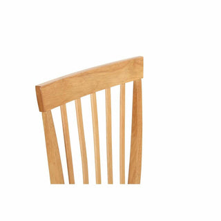 Ensemble de table avec 6 chaises DKD décor intérieur en bois mdf en chêne brun clair (1,4 x