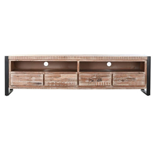 TV furniture DKD Home Decor Metal Acacia (200 x 55 x 40 cm)