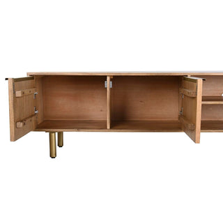 TV furniture DKD Home Decor Golden Natural Mango wood 150 x 40 x 48 cm