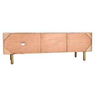 TV -Möbel DKD Home Dekor Golden natürliche Mangoholz 150 x 40 x 48 cm