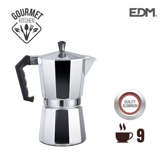 Coffee-Maker EDM αλουμίνιο 9 φλιτζάνια (κατασκευαστής καφέ)