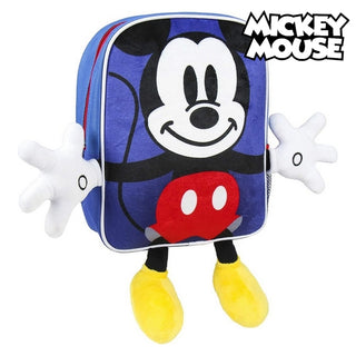 3D -Kinderbeutel Mickey Mouse 78353 Blau (25 x 31 x 10 cm)