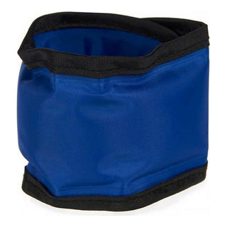 Cuello de perro refrigerante azul azul