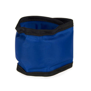 Cuello de perro refrigerante azul azul