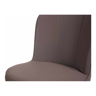 En acier polyskine en coquille violet en fauteuil (53 x 88 x 67 cm)