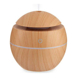 Aroma Diffuser Humidifier with Multicolour LED Brown Plastic (130 ml)