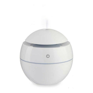 Aroma Diffuser Humidifier with Multicolour LED White Plastic (130 ml)