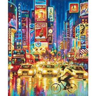 Painting set Alex Bog Amazing Times Square NYC Numbers 40 x 50 cm