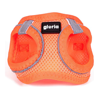 Dog Harness Gloria Air Mesh Trek Star Adjustable Orange Size XXXS