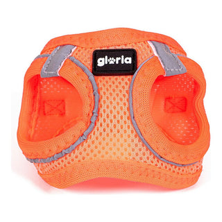 Dog Harness Gloria Air Mesh Trek Star Adjustable Orange Size XXXS