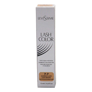 Eyelash Dye Levissime 7-7 Light brown (15 ml) - Dulcy Beauty
