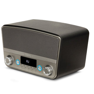 Radio Aiwa BSTU750BK 50W Speaker Silver Black Vintage - GURASS APPLIANCES