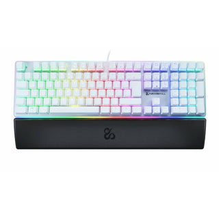 Gaming Keyboard Newskill Suiko Ivory Spanish Qwerty White LED RGB