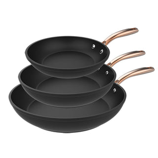 Set of Frying Pans Cecotec Polka Fantasy Ø 24 cm Ø 20 cm Black