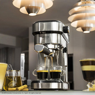 ماكينة صنع القهوة اليدوية السريعة Cecotec Cafelizzia 790 1,2 لتر 1350 وات، فولاذ