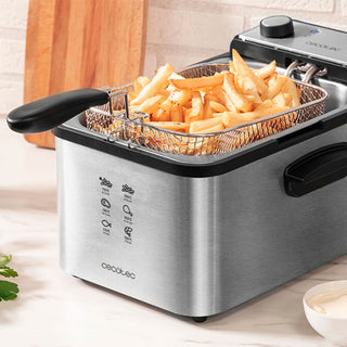 Deep-fat Fryer Cecotec CleanFry Infinity 3000 3 L 2400W Stainless