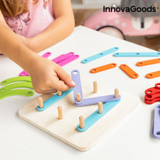Wooden Set for Making Letters and Numbers Koogame InnovaGoods 27
