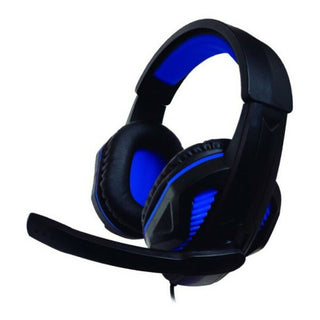 Gaming Headset with Microphone PS4/Xbox Nuwa 8436043082406 Black Blue