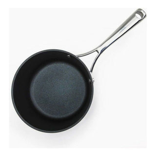 Saucepan with Lid Amercook Black Terracotta Oven Stainless steel