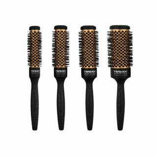 Set of combs/brushes Termix Black (4 pcs) - Dulcy Beauty