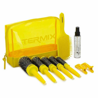 Set of combs/brushes Termix Brushing Yellow - Dulcy Beauty
