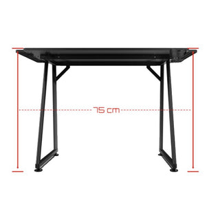 Desk GAMING DRIFT DZ75 Black Black/Red