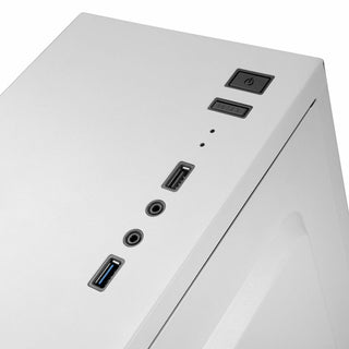 ATX Semi-tower Box Mars Gaming MC100W ATX LED RGB White