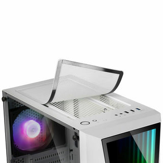 ATX Semi-tower Box Mars Gaming MC777W LED RGB White