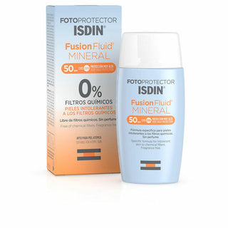 Sun Block Isdin Fotoprotector Fusion Fluid SPF 50+ (50 ml) - Dulcy Beauty