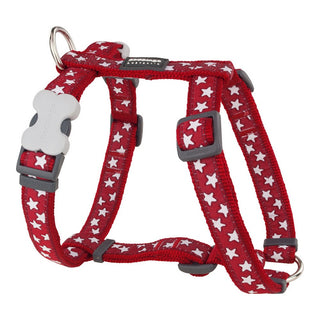 Dog Harness Red Dingo Style Red Star 30-48 cm