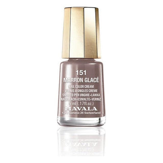 Nail polish Nail Color Mavala 151-marron glace (5 ml) - Dulcy Beauty