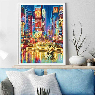 Painting set Alex Bog Amazing Times Square NYC Numbers 40 x 50 cm