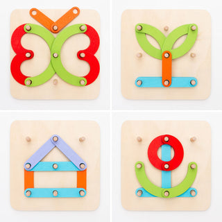 Wooden Set for Making Letters and Numbers Koogame InnovaGoods 27