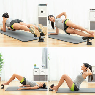 Sit-up Bar for Abdominals with Suction Pad and Exercise Guide CoreUp