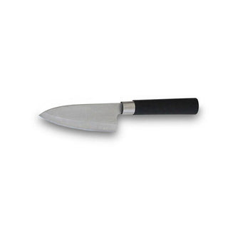 طقم سكاكين Cecotec Santoku من ألياف الكربون من الفولاذ المقاوم للصدأ باللون الأسود (4 قطع)