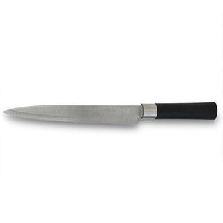 طقم سكاكين Cecotec Santoku من ألياف الكربون من الفولاذ المقاوم للصدأ باللون الأسود (4 قطع)