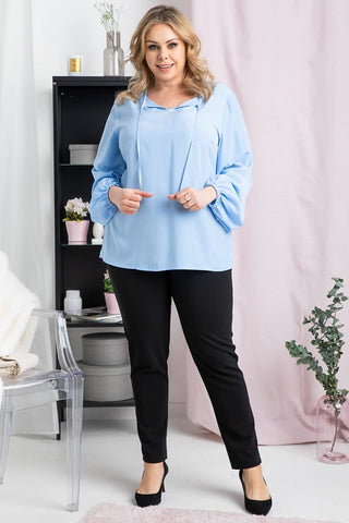 Blusa de talla grande