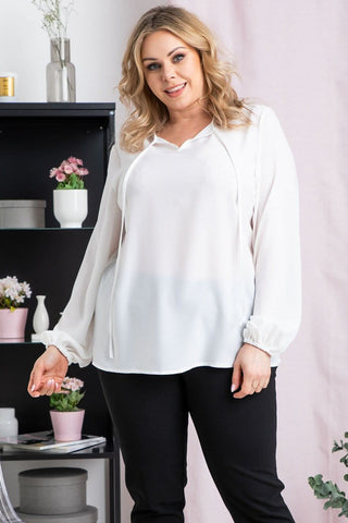 Blusa de talla grande