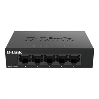 Desktop-schakelaar D-Link DGS-105GL 5xGB-plug & Play Black