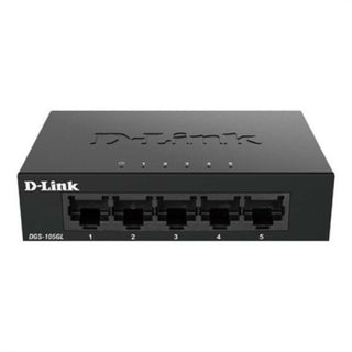 Interruptor de escritorio D-Link DGS-105GL 5XGB Plug & Play Black